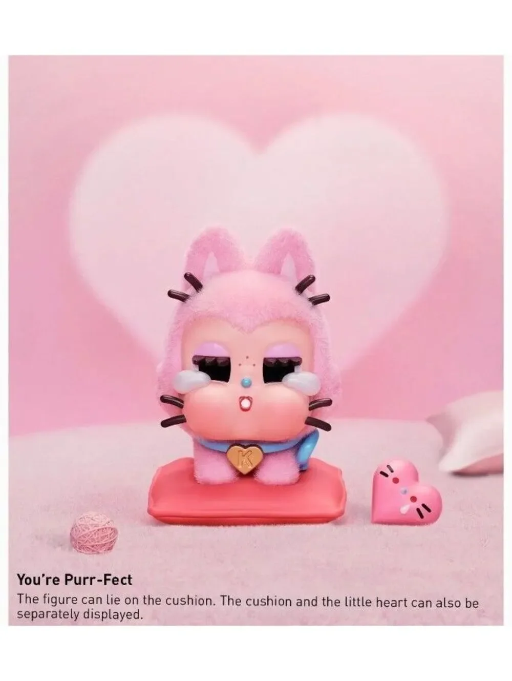 Pop Mart CRYBABY Crying for Love Figure: You're Purr-Fect